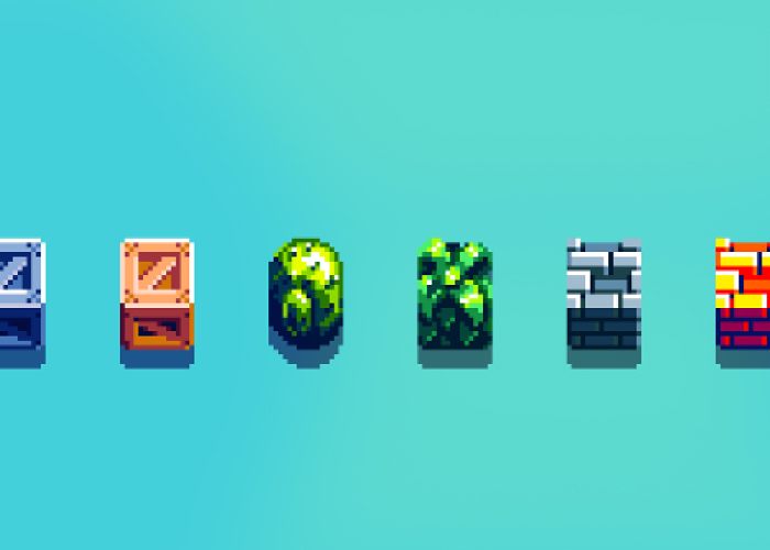Types of boxes found in the game